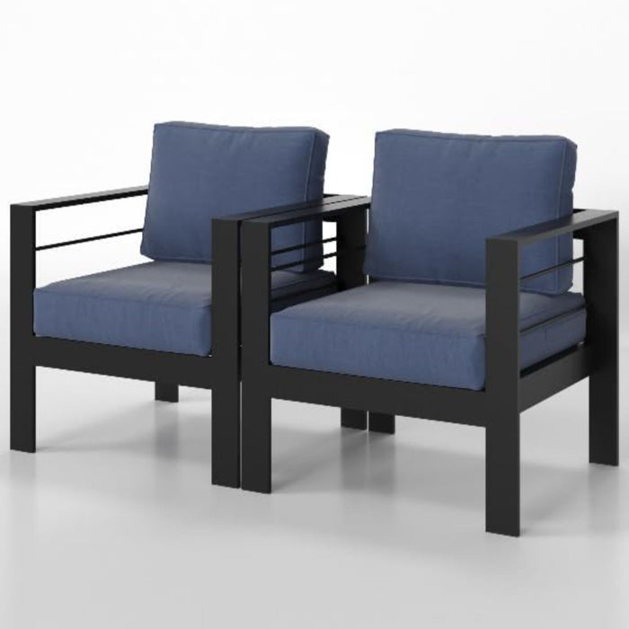 Outdoor Patio Set, All-Weather, Thick Cushions