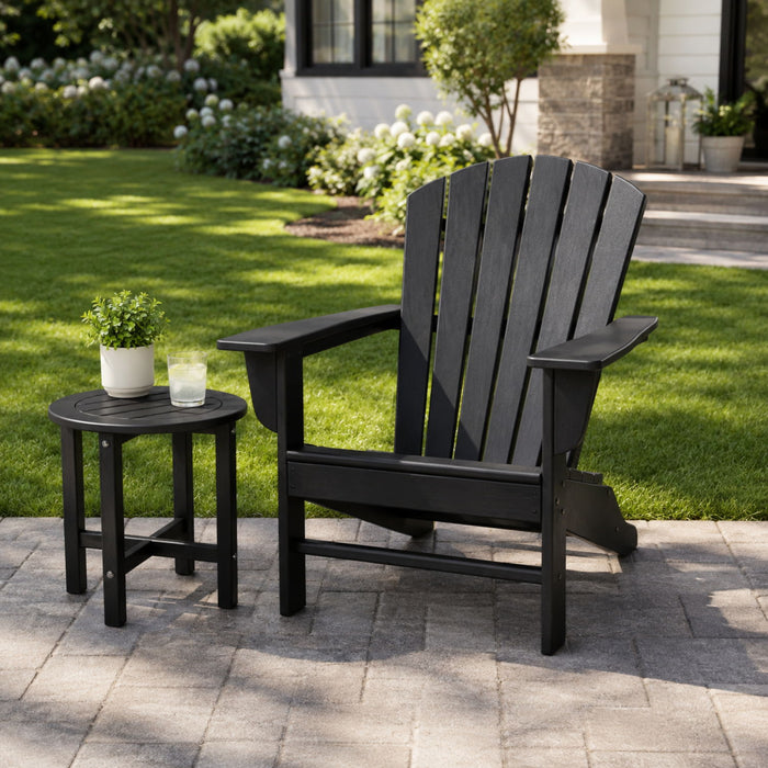 Round Outdoor Side Table