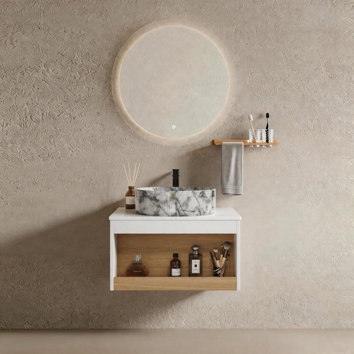 Floating Bathroom Vanity With Vessel Sink