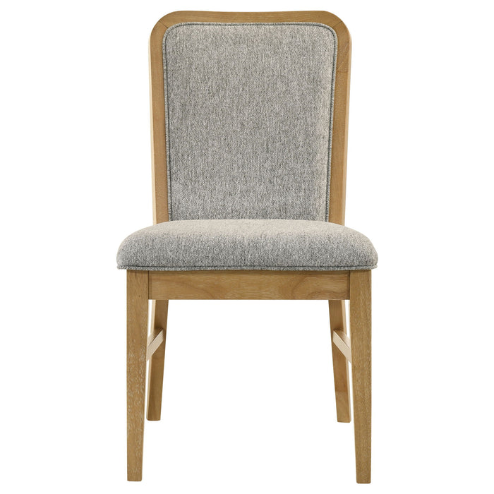 Teleli - 7 Piece Dining Set - Natural / Gray