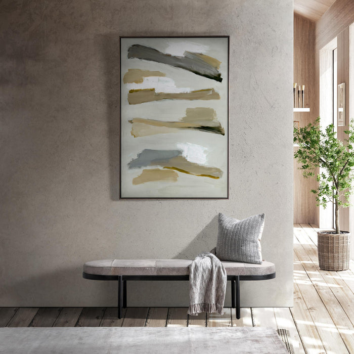 Evelyn - Accent Bench - Sparrow Gray