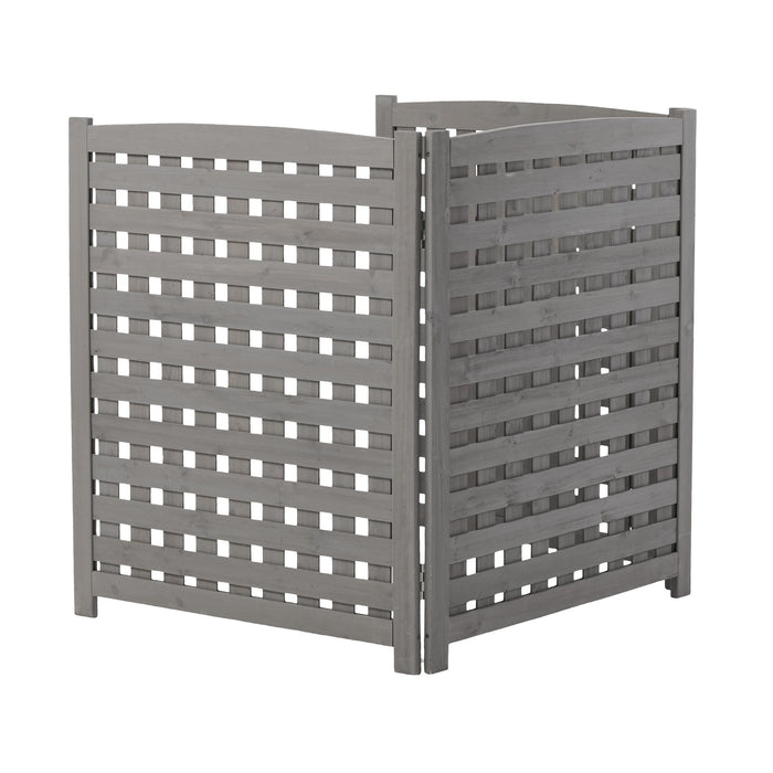 3 Panel Outdoor Air Conditioner Fence Screen