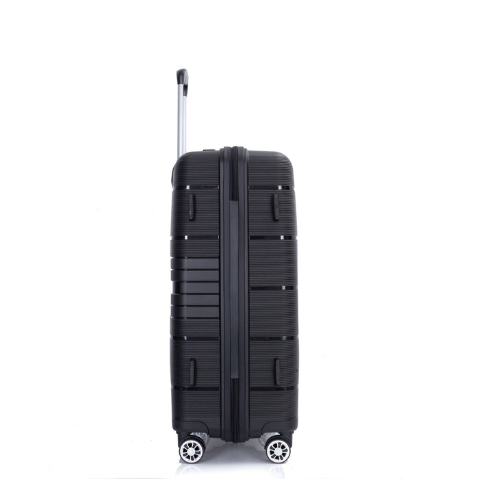 Hardshell Suitcase Double Spinner Wheels Luggage Sets, Lightweight With Tsa Lock, 3 Piece Set