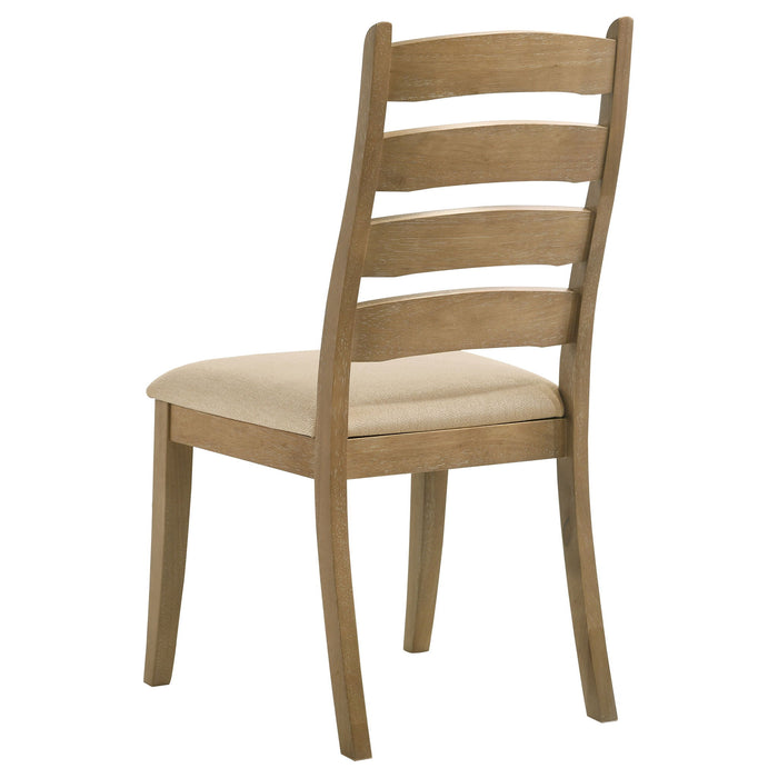 Sammy - Dining Side Chair (Set of 2) - Brown / Beige