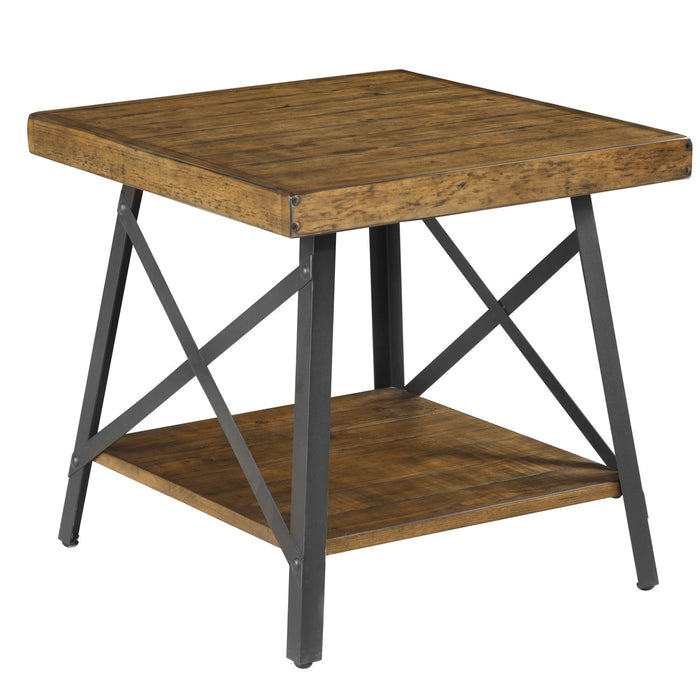 Chandler - End Table - Pine Brown