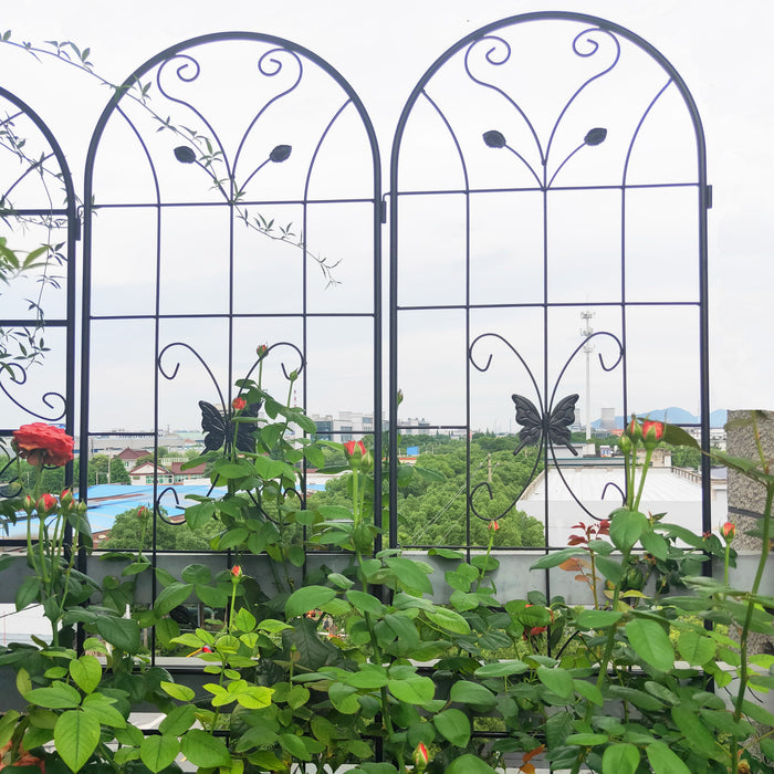 Garden Metal Trellis Rustproof Trellis For Climbing Plants Outdoor Flower Support