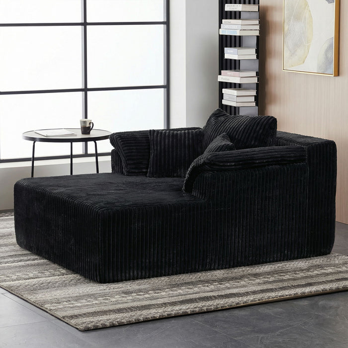 Chaise Lounge Chair, Deep Seat Sleeper Couch For Living Room