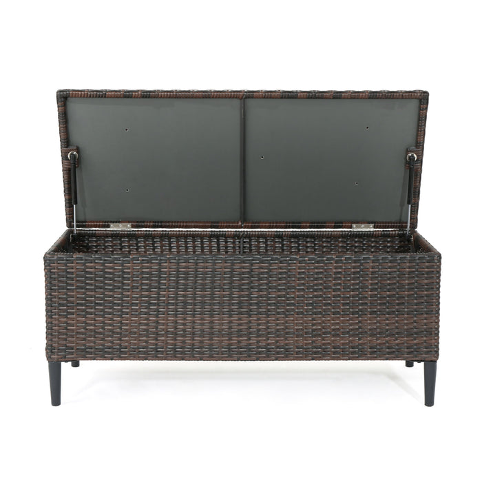 Rupert - Storage Unit Resin Wicker Outdoor