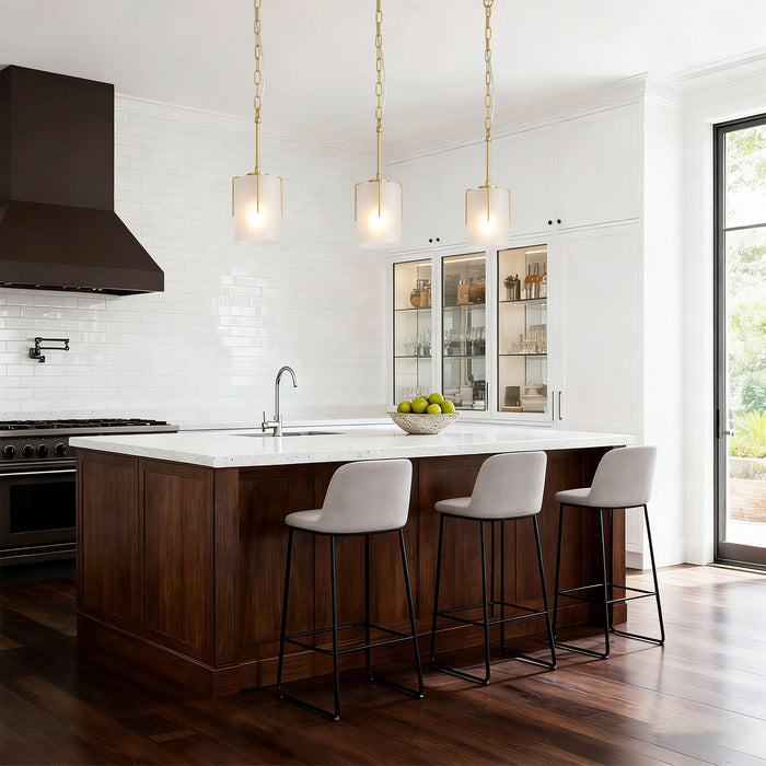 Adjustable Cylindrical Pendant Light