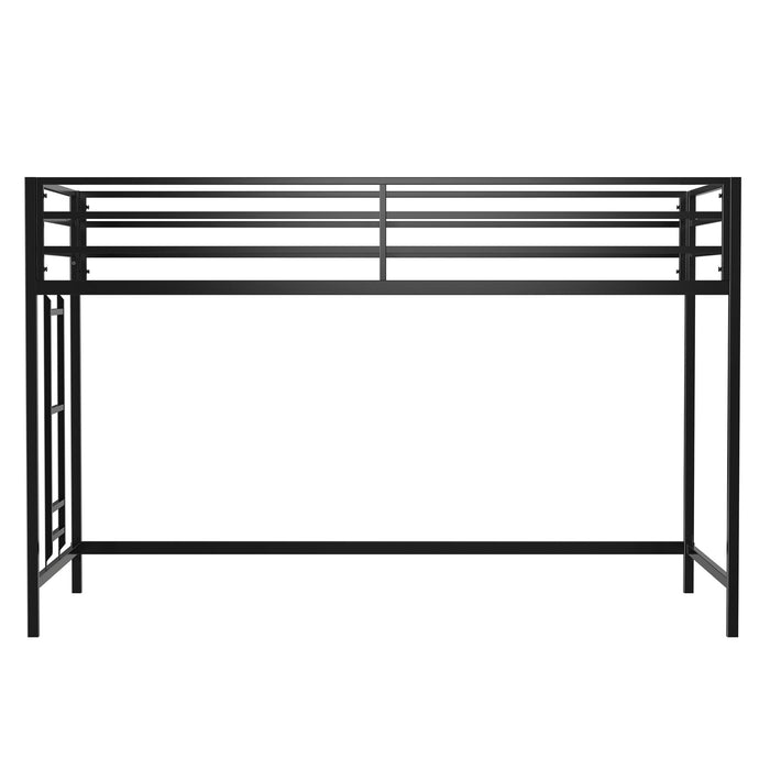 Adam - Twin Loft Bunk - Black