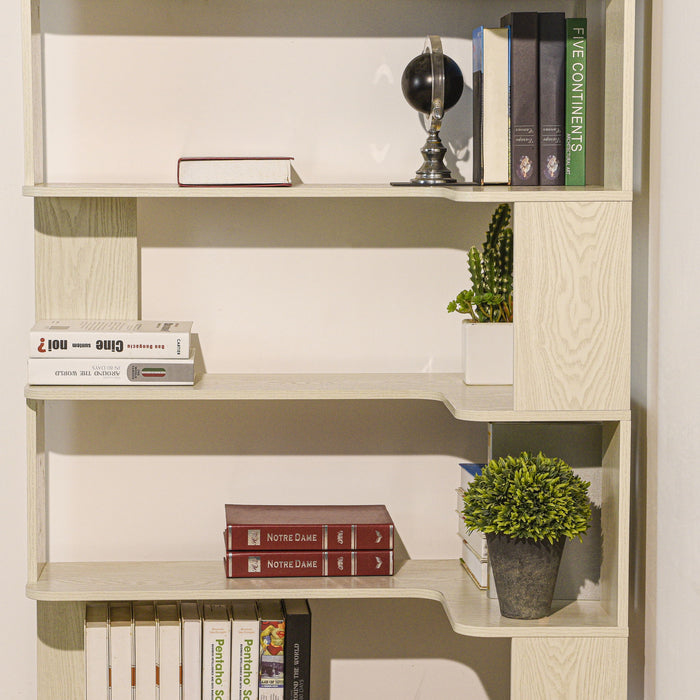 L-Shaped Corner Bookshelf