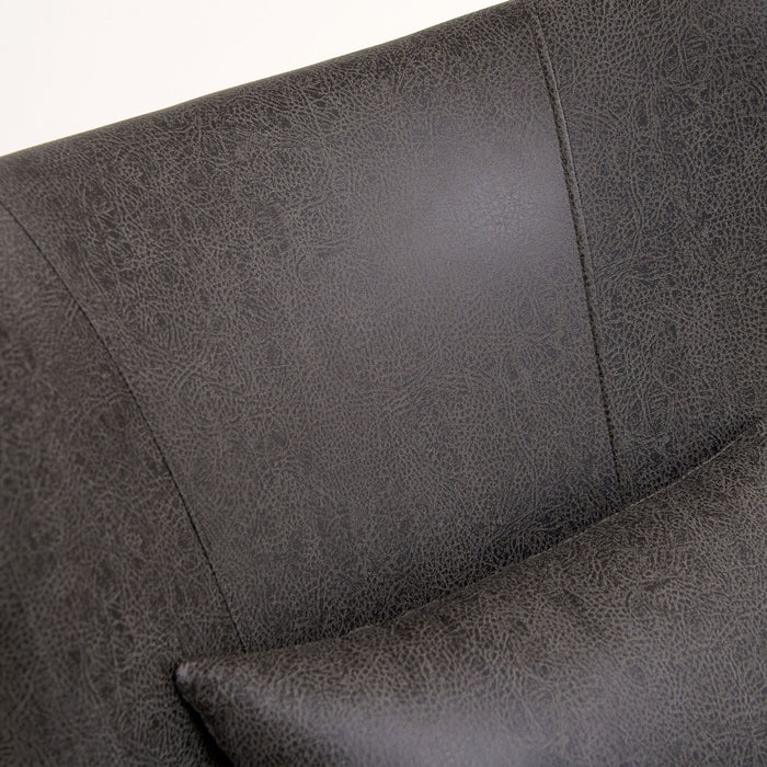 Leisure Chair With Curved Backrest