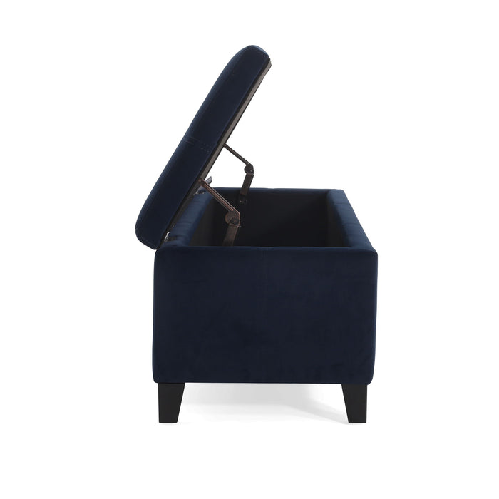 Upholstered Storage Ottoman Bench