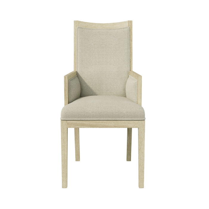 Adeline - Upholstered Arm Chair - Natural Wood Wash
