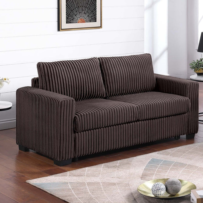 Modern Style 2 Piece Sofa Set With Cup Holders & Charging Port