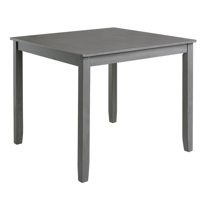 5 Piece Dining Table Set With 4 Chairs For Kitchen - Gray