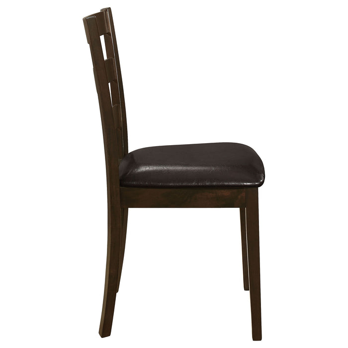 Arvin - 5 Piece Dining Set With Rectangular Table And Bench With Seats - Cappuccino