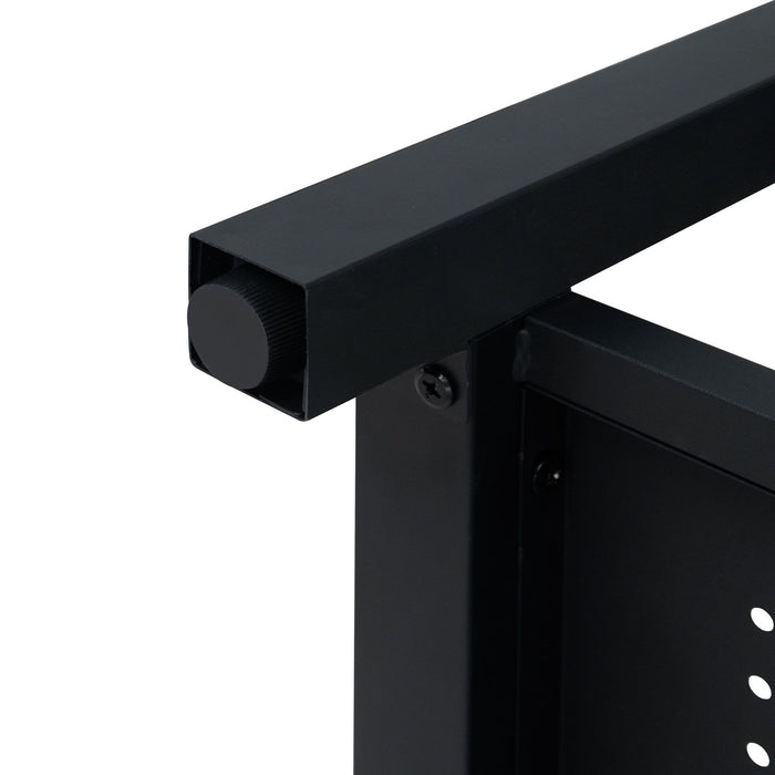 Modern Freestanding Bathroom Vanity With Ceramic Sink, Hot And Cold Faucet, Storage Cabinet & Open Shelf