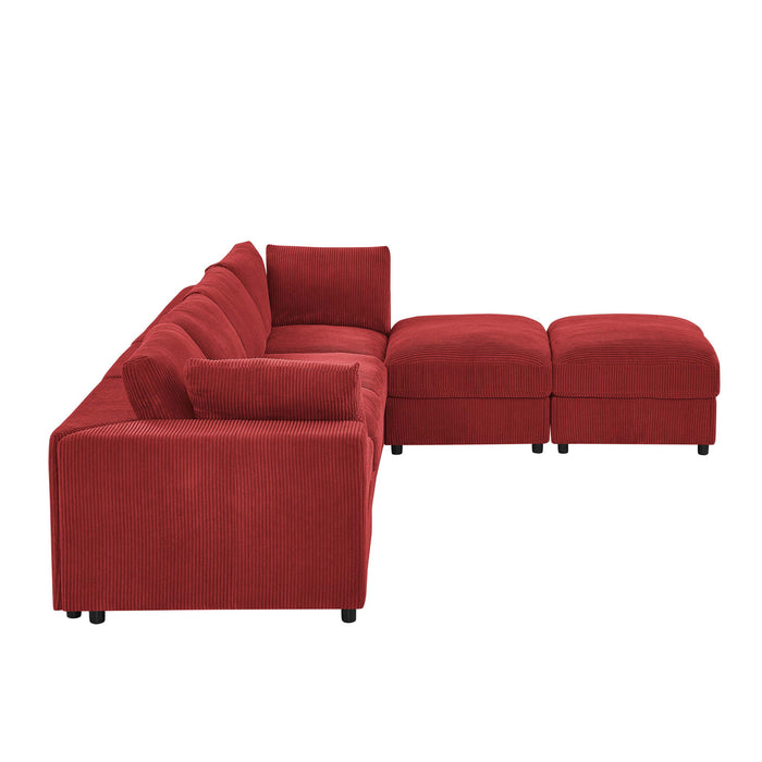 Modern Reversible Modular Sectional