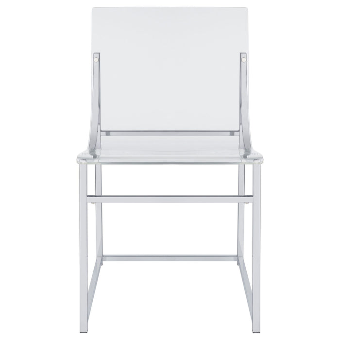 Hartsell - Dining Side Chair (Set of 2) - Chrome