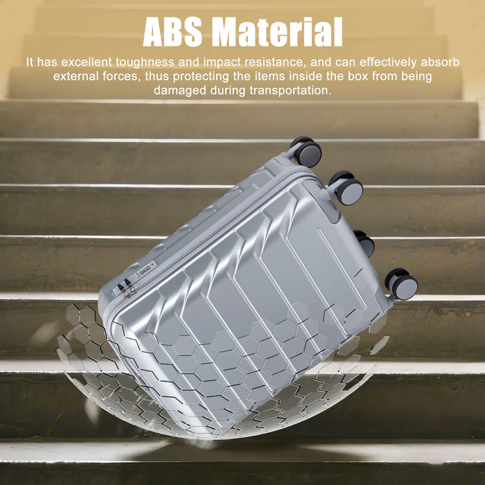 Hard Shell Travel Luggage With Scratch Resistant Surface
