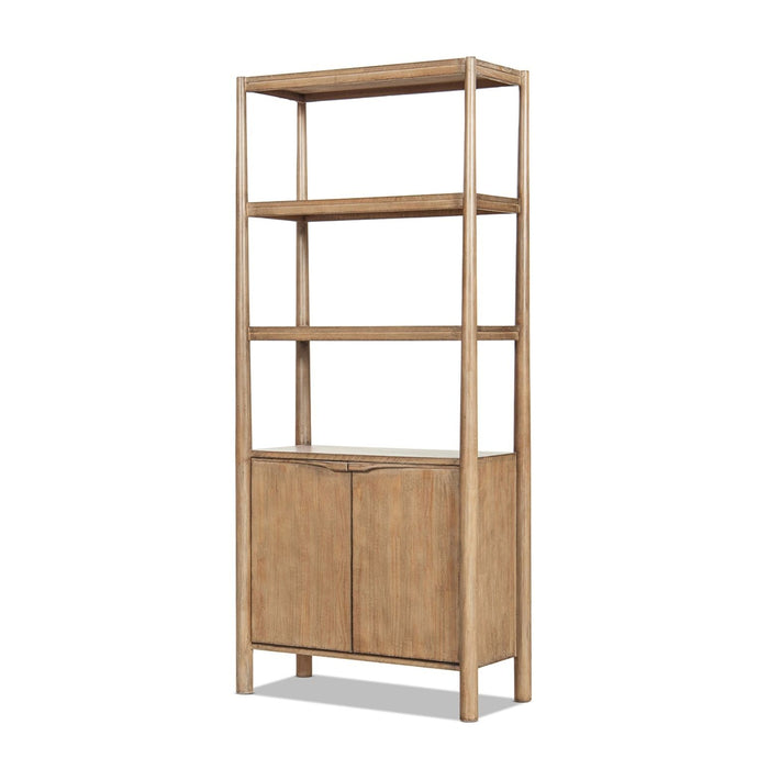 Nolan - Bookcase With Lower Cabinet - Natural