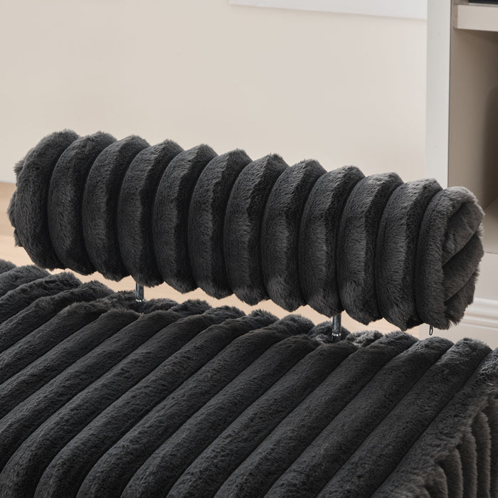 Mini Loveseat With Adjustable Backrest