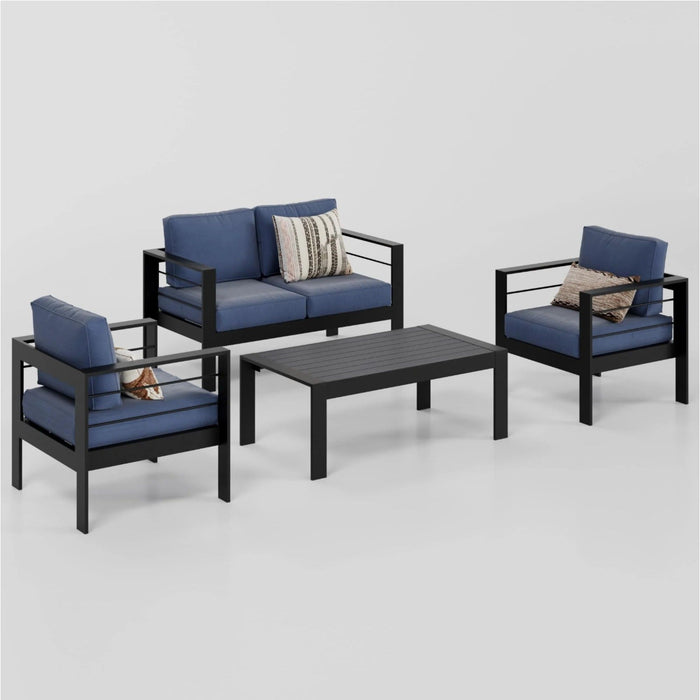 Outdoor Patio Set, All-Weather, Thick Cushions