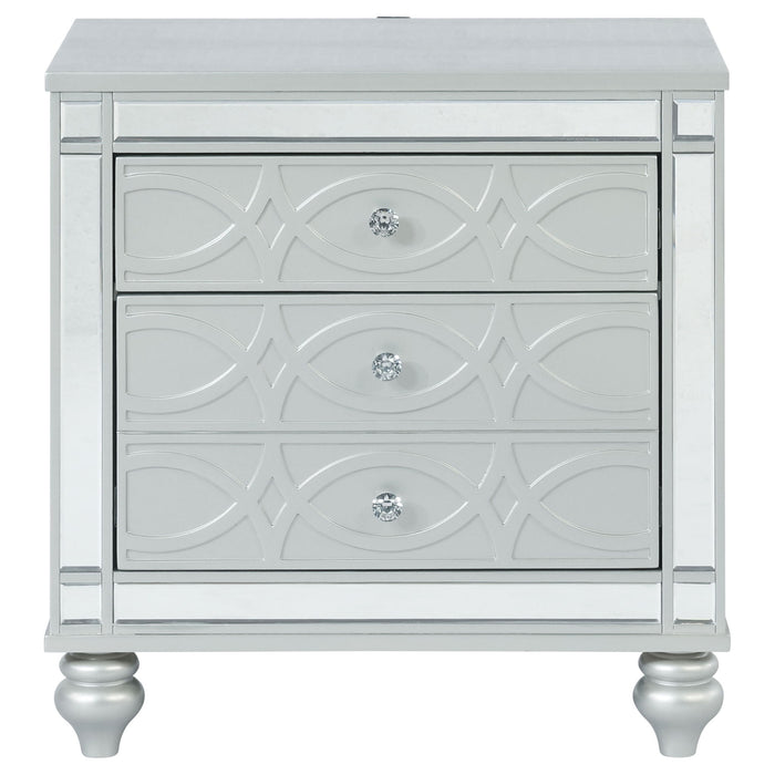 Menlo - 2 Drawer Nightstand - Gray