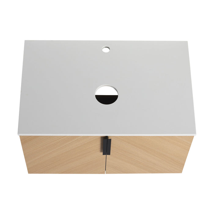 Wall Mounted Bathroom Vanity & Art Sink