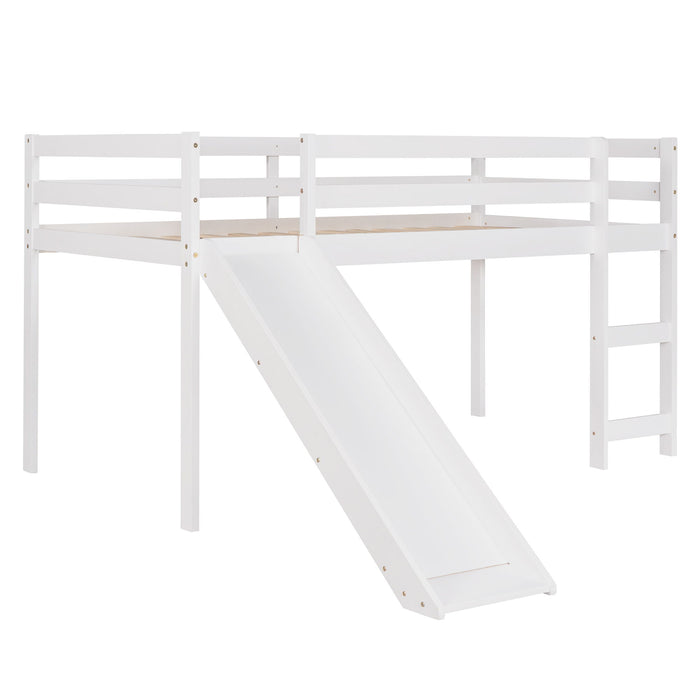 Loft Bed With Slide, Multifunctional Design