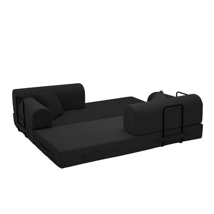 Convertible Sleeper Sofa Bed, Floor Lounge Couch For Living Room