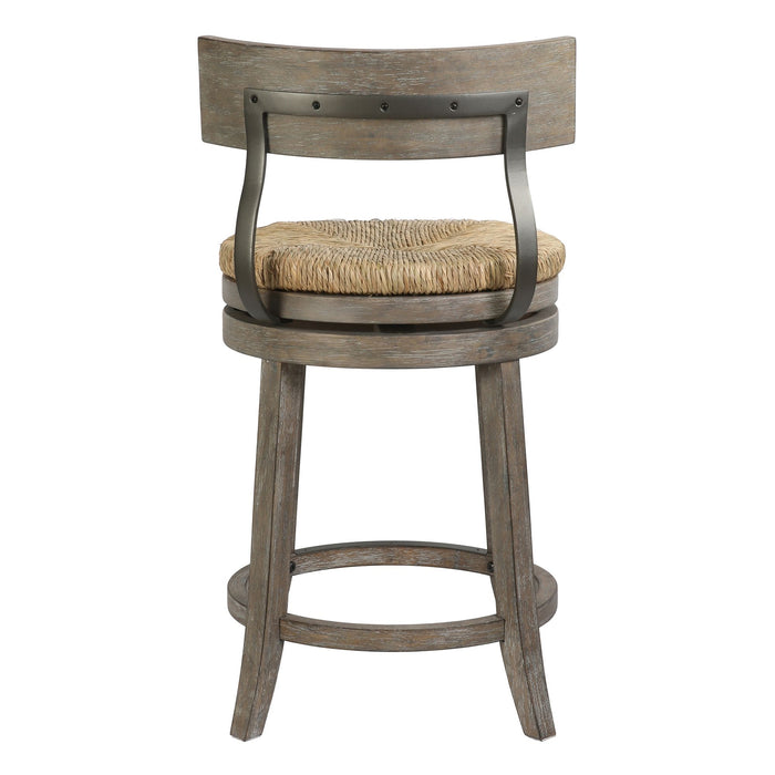 Stool With Natural Seagrass Seat