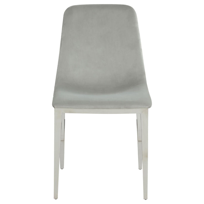 Upholstered Dining Side Chairs (Set of 4) - Gray