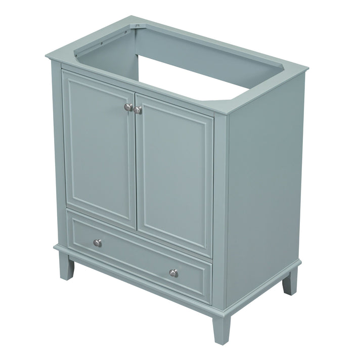 Modern Bathroom Vanity Base Only With Doors And Drawer
