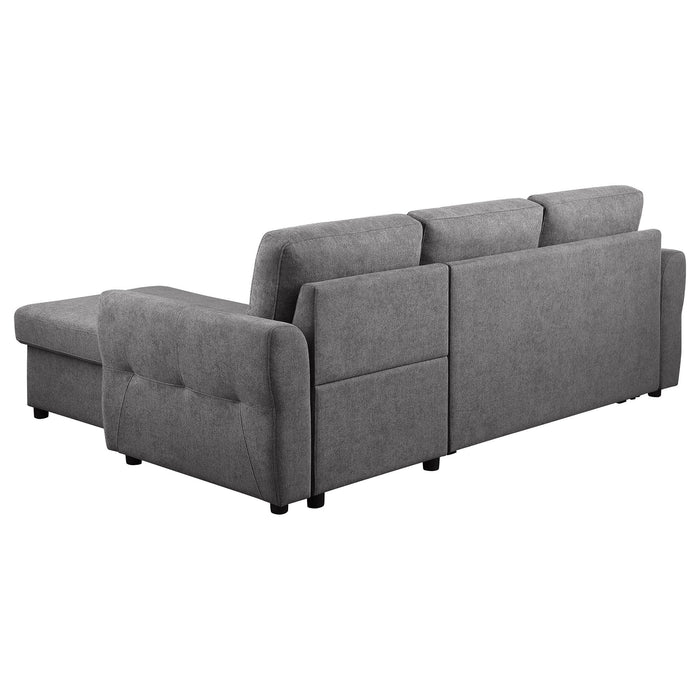 Kenna- Sleeper Sectional Sofa With Storage Ottoman