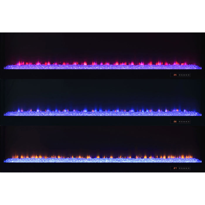 TV Stand Fireplace Console With Bluetooth Speaker