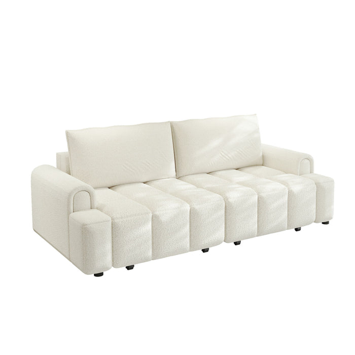 4 Seater Modern Couch With Seats Storage