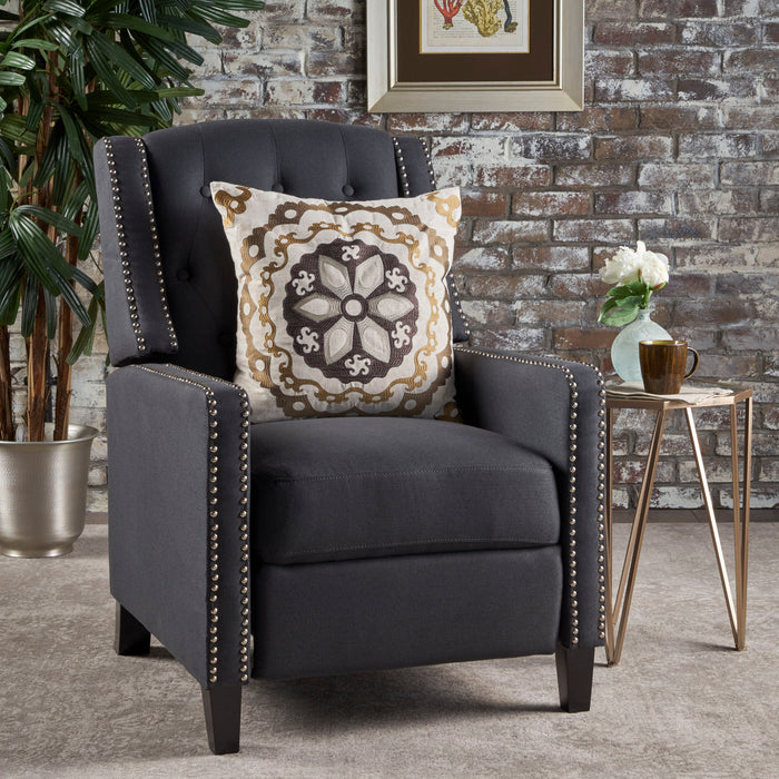 Classic Fabric Push Back Chair
