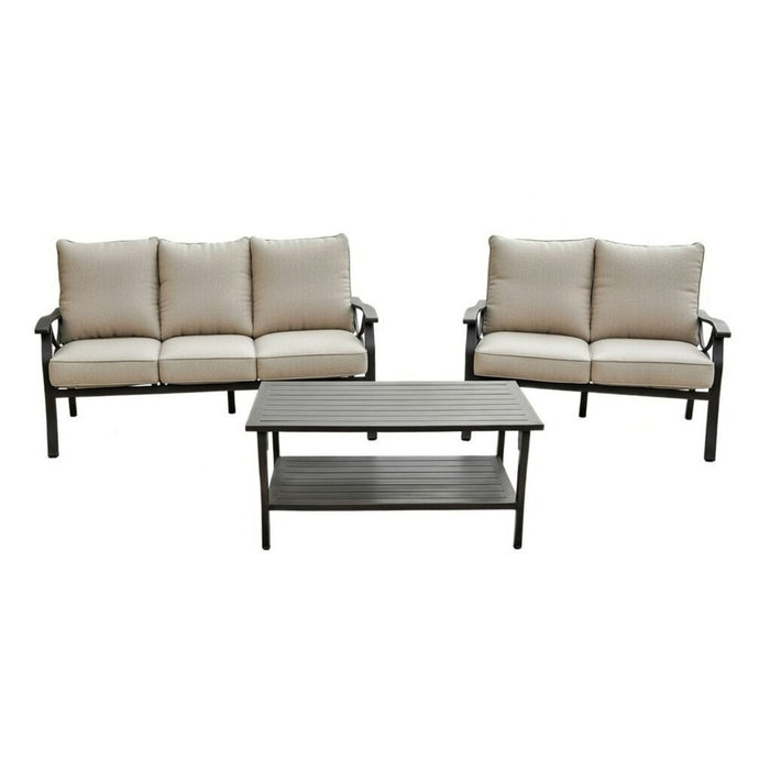 Patio Furniture Set & Coffee Table For Backyard