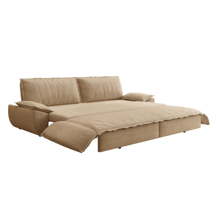 Queen Pull Out Bed, 3 In 1 Convertible Sleeper Sofa