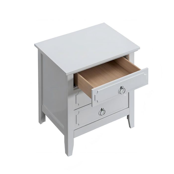Hammond - 3 Drawer Nightstand - White