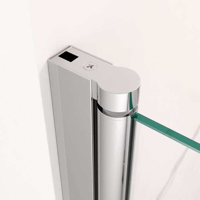 Semi Frameless Circular Pivot Shower Door With 1 / 4" Sgcc Tempered Glass