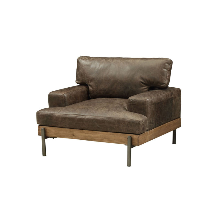 Silchester - Chair - Chocolate / Oak
