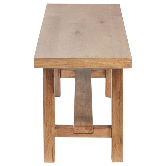 Backless Dining Bench - Natural