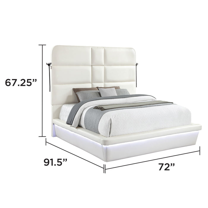 Futura - Upholstered Bed With Tall Headboard