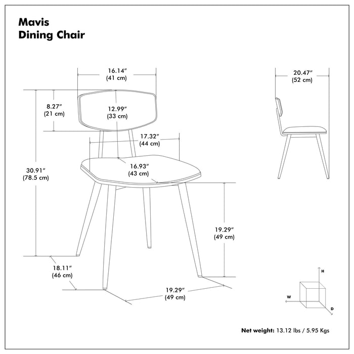Mavis - Upholstered Dining Chair (Set of 2)