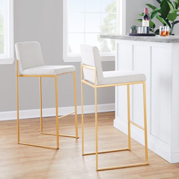 Fuji - Contemporary Design High Back Barstool