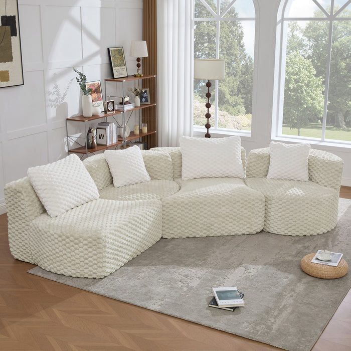Modular Sectional Sofa With Free Combination Design