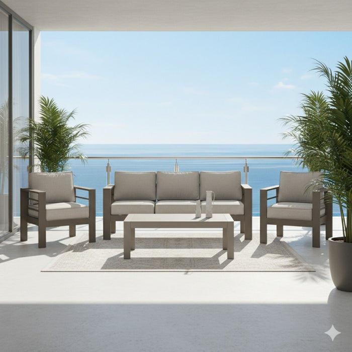 Outdoor Patio Set All-Weather & Thick Cushions